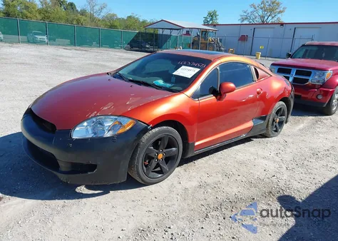 2008 Mitsubishi Eclipse Gs z USA, uszkodzony, nr VIN 4A3AK24F68E002646